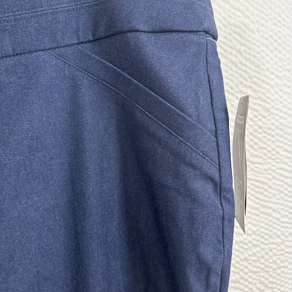 Kim Rogers Pants 16 Average Boot Cut Tummy Control Medium Denim Super Stretch - Picture 5 of 12
